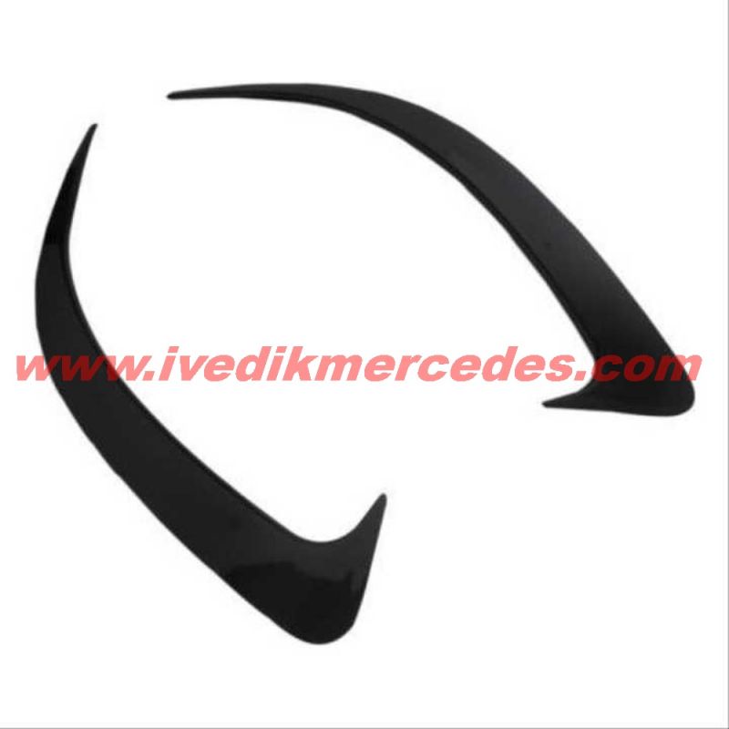 MERCEDES W205 2015-2020 COUPE ARKA TAMPON BIÇAKLARI (PIANO BLACK)