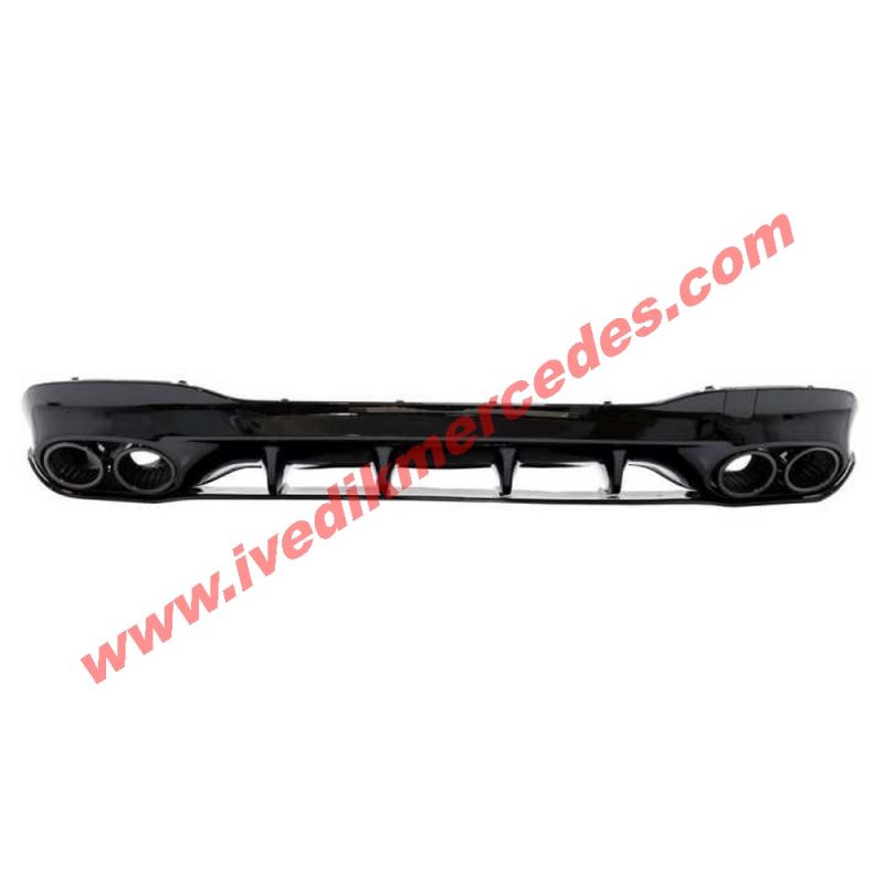 W118 CLA45 DİFÜZÖR & EGZOZ SETI (SİYAH EGZOZ İLE)